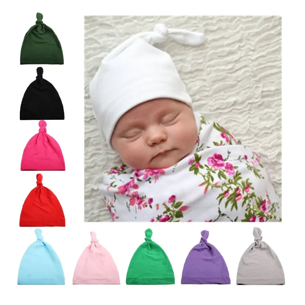 Handmade Baby Knot Hat Soft Fashionable