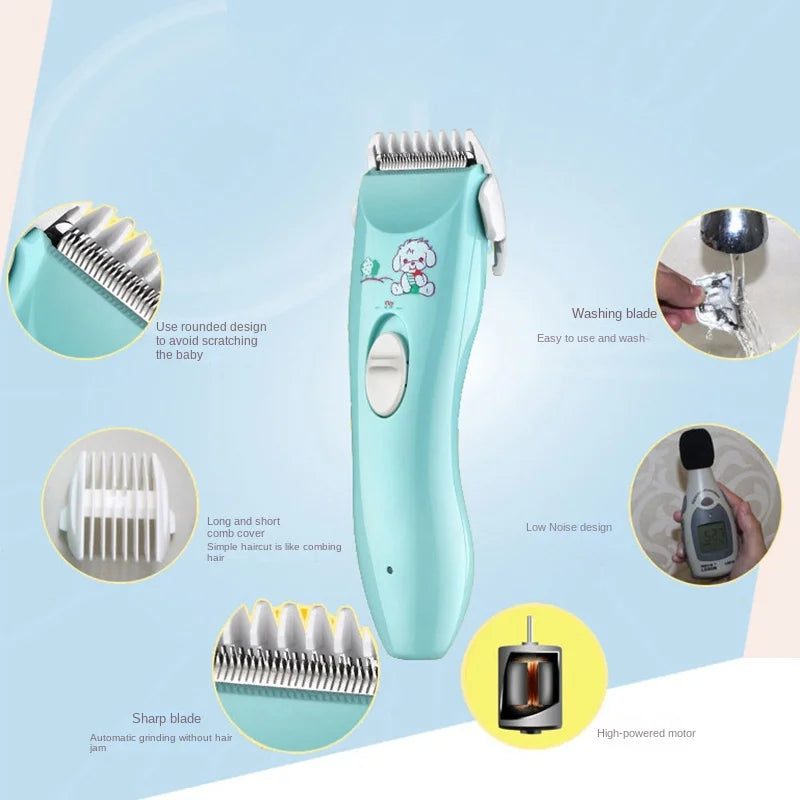 Silent Baby Hair Clipper Quiet Electric Trimmer